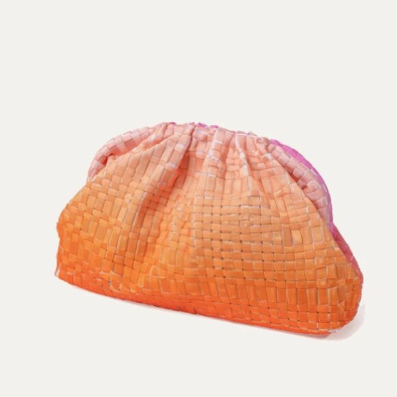 Brand NEW Maria La Rosa Mineral Game clutch in orange - Picture 3 of 5